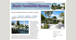 Desktop Screenshot of miamifurnishedrentals.com